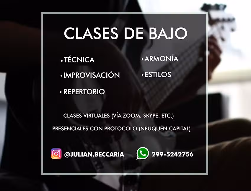 CLASES DE BAJO