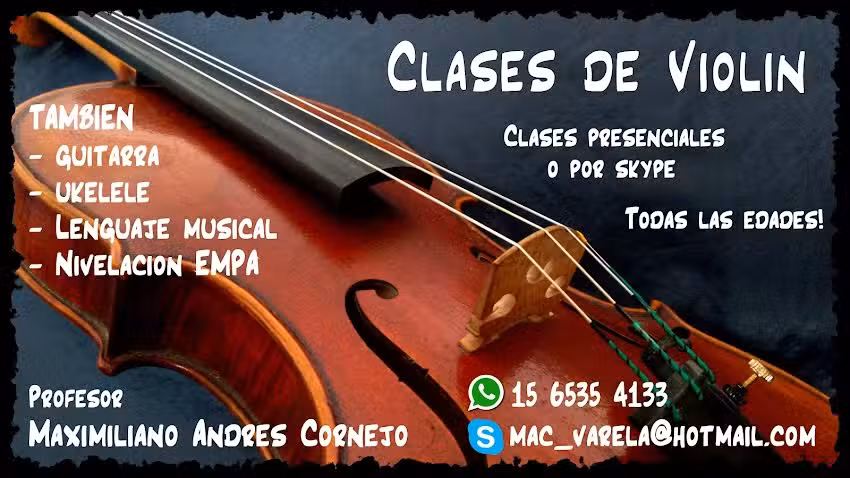 Clases de Violin &ndash; Maximiliano Cornejo