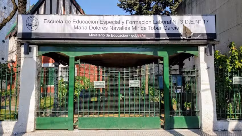 Escuela de Educaci&oacute;n Especial y Formaci&oacute;n Laboral &ldquo;Mar&iacute;a Dolores Navalles Mir de Tobar Garc&iacute;a&rdquo;