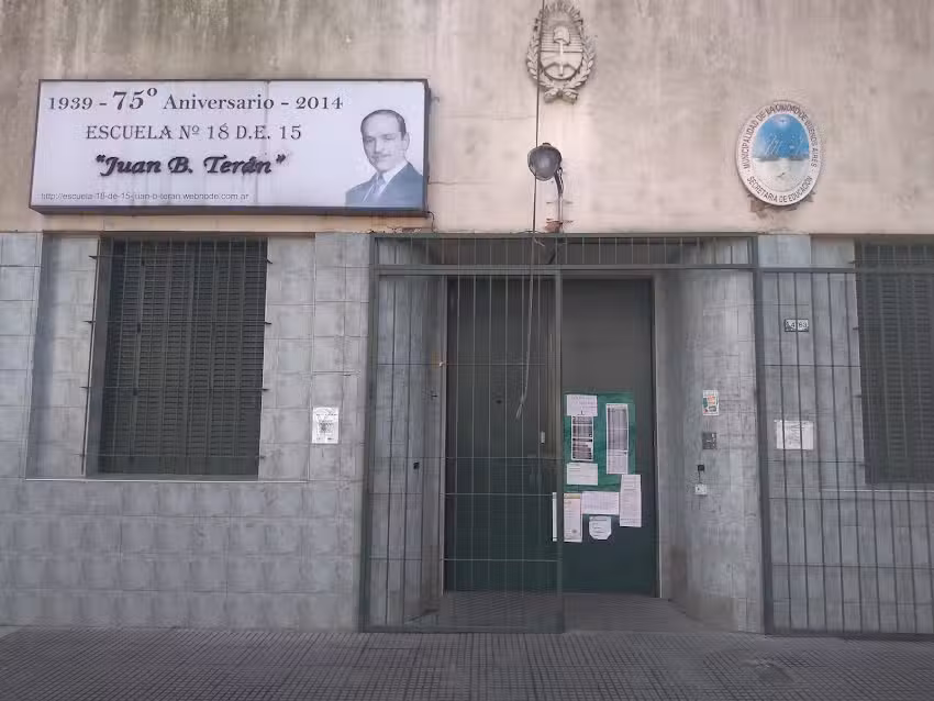 Escuela N&deg;18 D.E. 15 &ldquo;Juan B. Ter&aacute;n&rdquo;