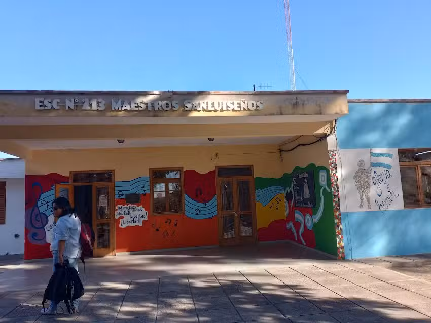 Escuela N&ordm; 213 &ndash; Maestros Sanluise&ntilde;os &ndash; La Aguada
