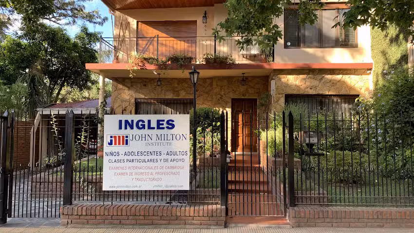 Instituto de ingl&eacute;s John Milton