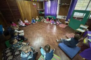 Jard&iacute;n Infantil Arbol Azul