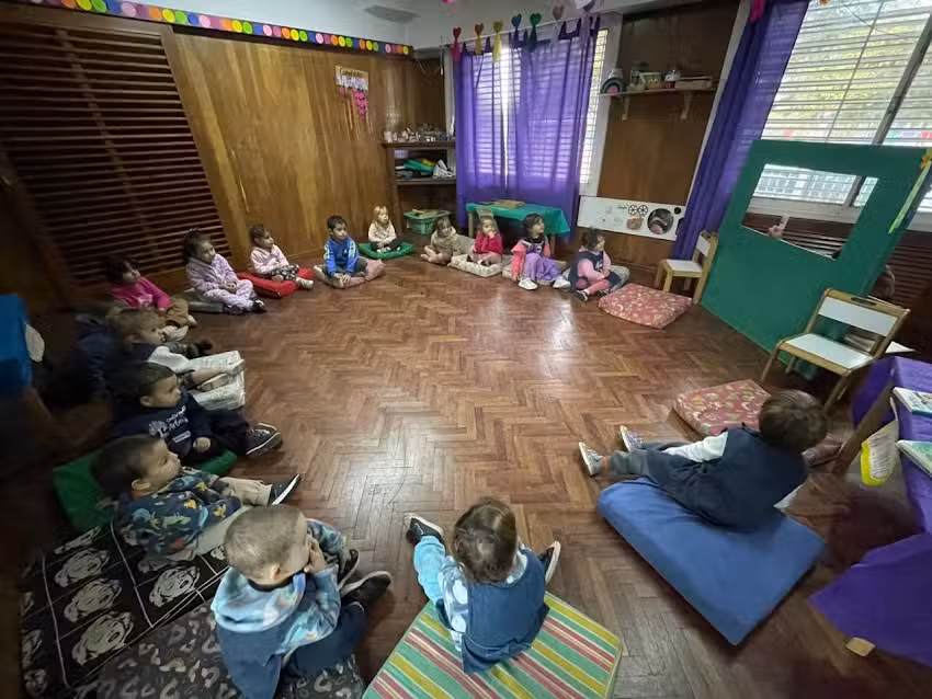 Jard&iacute;n Infantil Arbol Azul