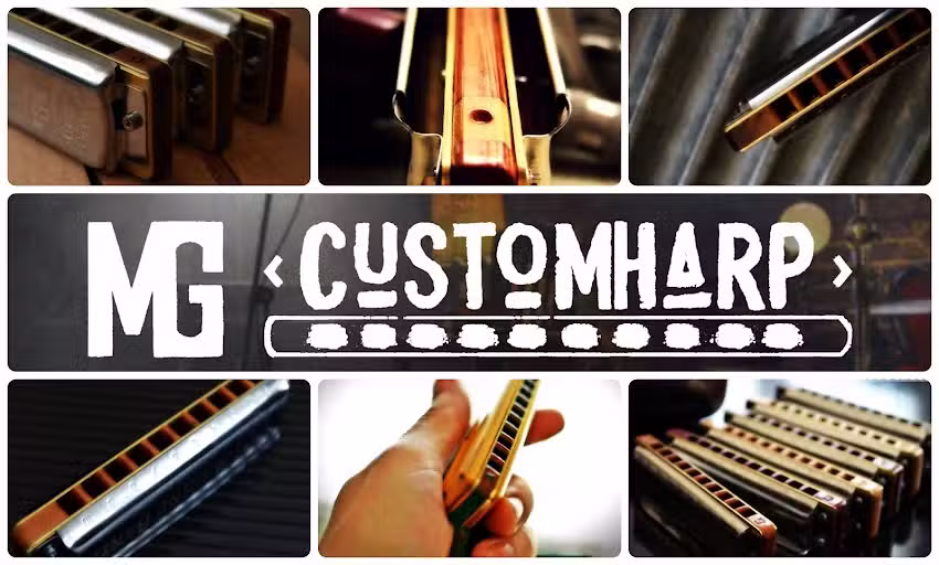 Martin Guzman MG Custom harp Amonica