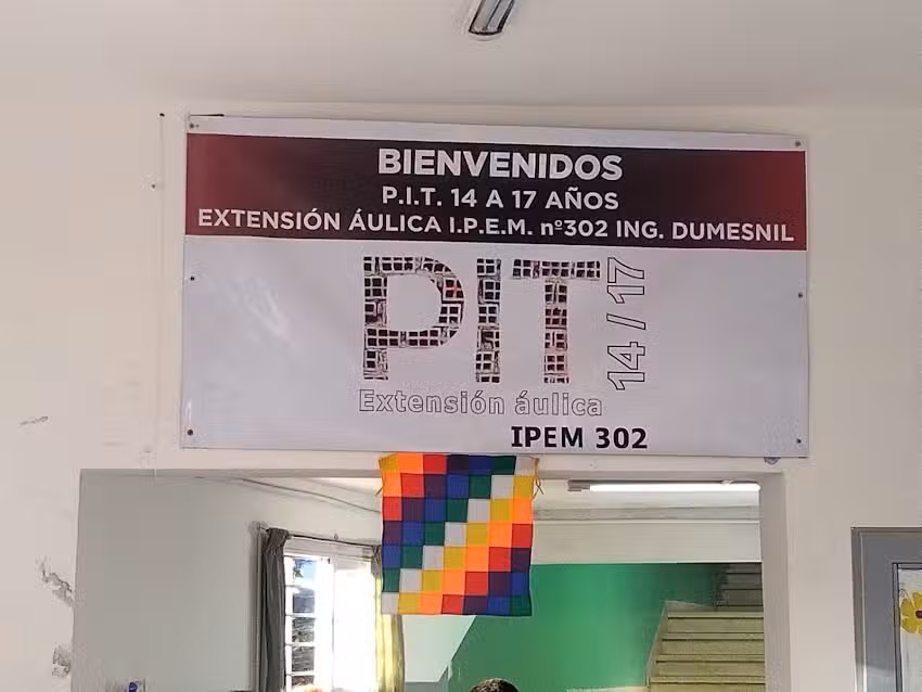 P.I.T 14 -17 programa de inclusi&oacute;n y terminalidad educativa extensi&oacute;n aulica IPEM Nro302